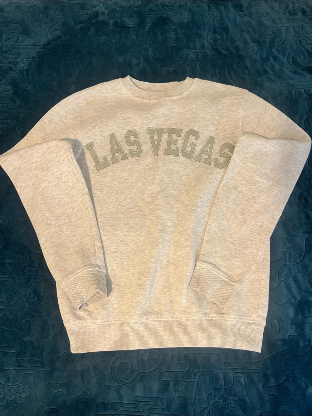 Las Vegas Crewneck Sweatshirt - Light Heather Gray
